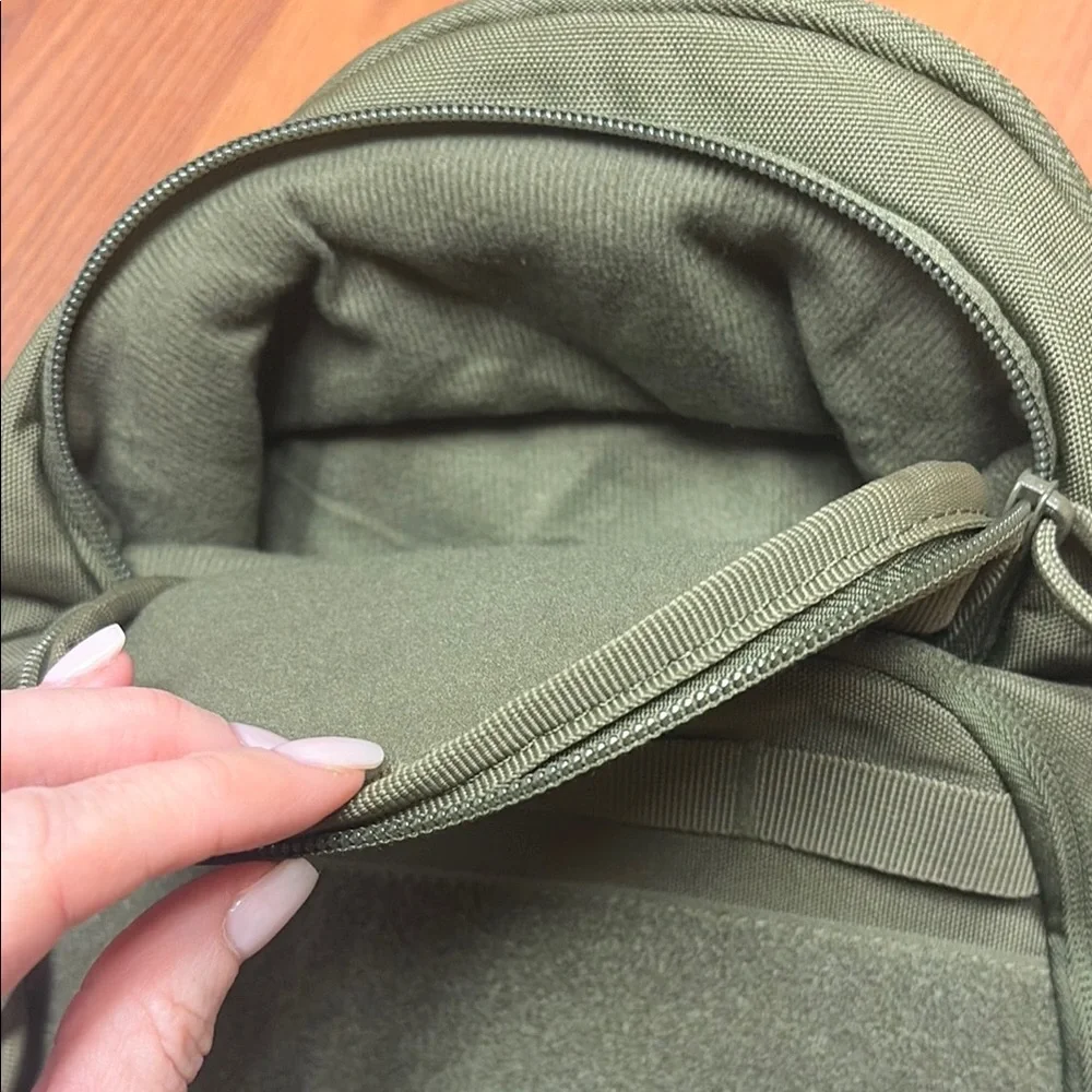 Tactical Olive Green Men's Backpack - Rugged Utility Pack